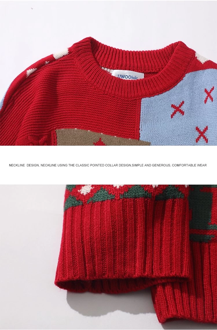 Japanese Retro Christmas Bear Crew Neck Sweater 8 Japanese Retro Christmas Bear Crew Neck Sweater - Image 6