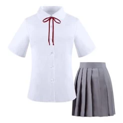 Kawaii Fashion Shop -Kawaii Fashion Shop Japanese School Uniforms JK Sailor White Shirt High Waist Pleated Skirt Sets Student College Suits 2 1
