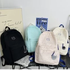 Japanese Simple Style Cartoon Bear Backpack -Kawaii Fashion Shop Japanese Simple Style Cartoon Bear Backpack Bag 2