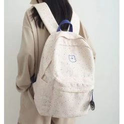 Japanese Simple Style Cartoon Bear Backpack -Kawaii Fashion Shop Japanese Simple Style Cartoon Bear Backpack Bag 5