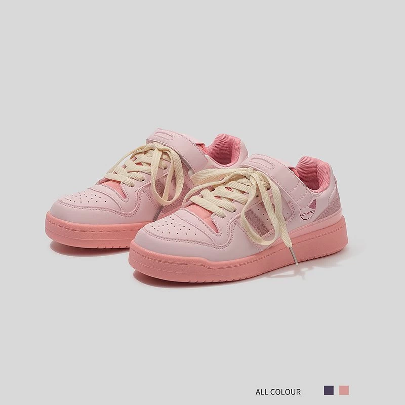 Japanese Soft Girl All-match Pink Shoes 3 Japanese Soft Girl All-match Pink Shoes