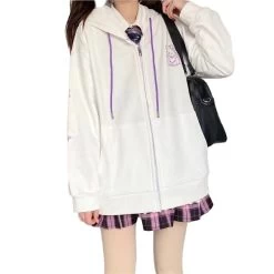 Japanese Soft Girl Style Black Coat -Kawaii Fashion Shop Japanese Soft Girl Style Black Coat 3