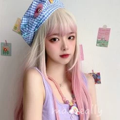 Japanese Style Soft Girl Lolita Long Wig -Kawaii Fashion Shop Japanese Style Soft Girl Lolita Long Wig 1
