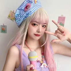 Japanese Style Soft Girl Lolita Long Wig -Kawaii Fashion Shop Japanese Style Soft Girl Lolita Long Wig 6