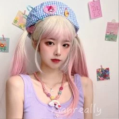 Japanese Style Soft Girl Lolita Long Wig -Kawaii Fashion Shop Japanese Style Soft Girl Lolita Long Wig 8