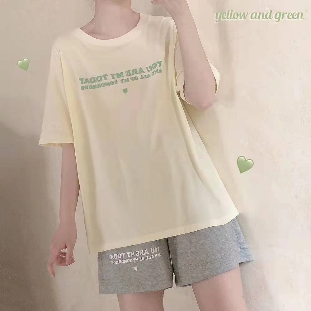 Japanese Sweet 3D Letter Printing T-shirt 9 Japanese Sweet 3D Letter Printing T-shirt - Image 7