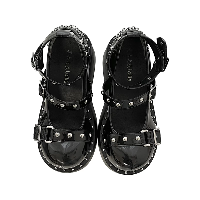 Japanese Sweet Girl Style Thick-soled Lolita Shoes 8 Japanese Sweet Girl Style Thick-soled Lolita Shoes - Image 6