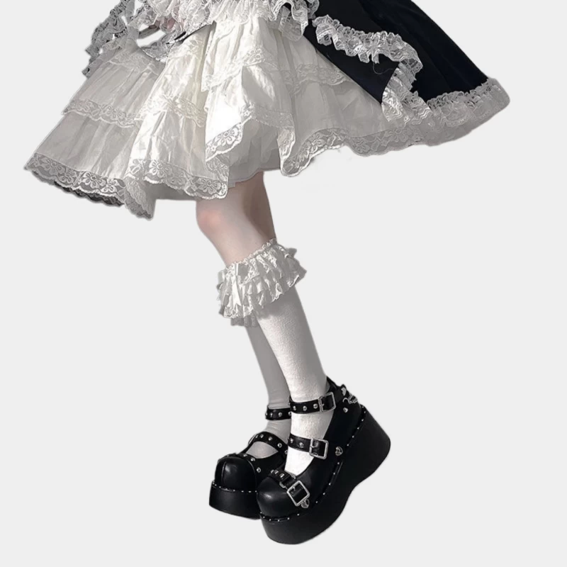Japanese Sweet Girl Style Thick-soled Lolita Shoes 3 Japanese Sweet Girl Style Thick-soled Lolita Shoes