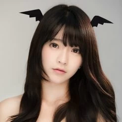 Cute Lolita Little Devil Wings Hairpin -Kawaii Fashion Shop Japanese lolita cute hair accessories girl handmade DIY angel little devil wings headband hairpin 3