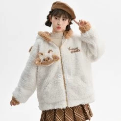 Kawaii Antelope Princess Doll Hooded Sweatshirt -Kawaii Fashion Shop Kawaii Antelope Princess Doll Hooded Sweatshirt 4