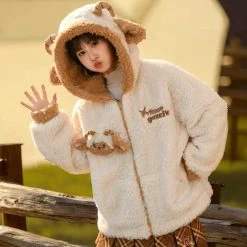 Kawaii Antelope Princess Doll Hooded Sweatshirt -Kawaii Fashion Shop Kawaii Antelope Princess Doll Hooded Sweatshirt 8