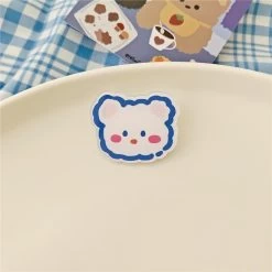 Kawaii Cartoons Animal Brooches 11 Kawaii Cartoons Animal Brooches -Kawaii Fashion Shop Kawaii Bunny Brooch Cartoons Animal Bear Dog Acrylic Brooches Fruit Lapel Pin Bag Clothing Accessorie Decoration 3