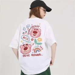 Kawaii Candy Color Sanrio Character Printed T-shirt 14 Kawaii Candy Color Sanrio Character Printed T-shirt -Kawaii Fashion Shop Kawaii Candy Color Sanrio Character Printed T shirt 1