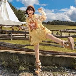 Kawaii Cartoon Animal Plush Overalls -Kawaii Fashion Shop Kawaii Cartoon Animal Plush Overalls 9