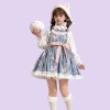 Kawaii Cartoon Kitten Print Lolita JSK Skirt 2 Kawaii Cartoon Kitten Print Lolita JSK Skirt -Kawaii Fashion Shop Kawaii Cartoon Kitten Print Lolita JSK Skirt