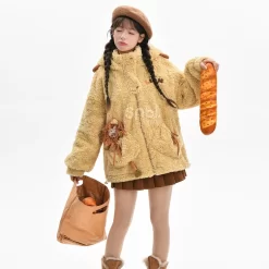 Kawaii Cartoon Lion Plush Hooded Coat 17 Kawaii Cartoon Lion Plush Hooded Coat -Kawaii Fashion Shop Kawaii Cartoon Lion Plush Hooded Coat 5