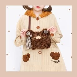 Kawaii Cartoon Rilakkuma Doll Lolita Crossbody Bag 10 Kawaii Cartoon Rilakkuma Doll Lolita Crossbody Bag -Kawaii Fashion Shop Kawaii Cartoon Rilakkuma Doll Lolita Crossbody Bag 9