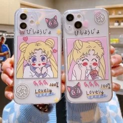 Kawaii Cartoon Sailor Moon IPhone Case 12 Kawaii Cartoon Sailor Moon IPhone Case -Kawaii Fashion Shop Kawaii Cartoon Sailor Moon iPhone Case 8