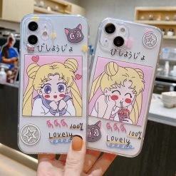 Kawaii Cartoon Sailor Moon IPhone Case 11 Kawaii Cartoon Sailor Moon IPhone Case -Kawaii Fashion Shop Kawaii Cartoon Sailor Moon iPhone Case 9