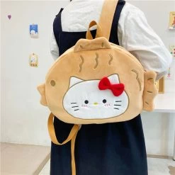 Kawaii Cartoon Snapper Cat Backpack 19 Kawaii Cartoon Snapper Cat Backpack -Kawaii Fashion Shop Kawaii Cartoon Snapper Cat Backpack 10