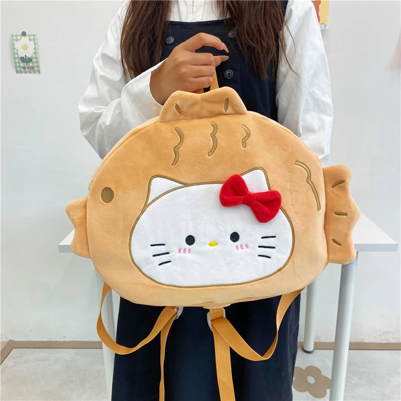 Kawaii Cartoon Snapper Cat Backpack 6 Kawaii Cartoon Snapper Cat Backpack - Image 4