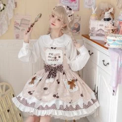 Kawaii Cute And Sweet Style Lolita JSK Skirt -Kawaii Fashion Shop Kawaii Cute And Sweet Style Lolita JSK Skirt 1