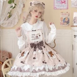 Kawaii Cute And Sweet Style Lolita JSK Skirt -Kawaii Fashion Shop Kawaii Cute And Sweet Style Lolita JSK Skirt 3