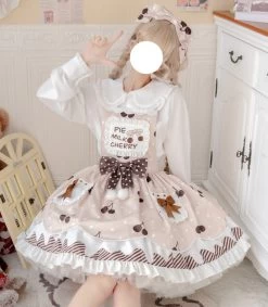 Kawaii Cute And Sweet Style Lolita JSK Skirt -Kawaii Fashion Shop Kawaii Cute And Sweet Style Lolita JSK Skirt 5