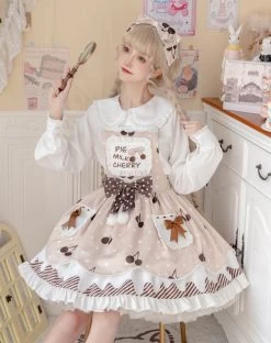 Kawaii Cute And Sweet Style Lolita JSK Skirt -Kawaii Fashion Shop Kawaii Cute And Sweet Style Lolita JSK Skirt 7