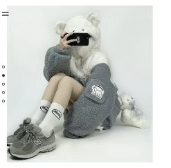 Kawaii Cute Bear Autumn Hoodies 10 Kawaii Cute Bear Autumn Hoodies -Kawaii Fashion Shop Kawaii Cute Bear Autumn Hoodies 5