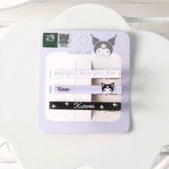 Kawaii Cute Candy Color Sanrio Kuromi Hair Clip -Kawaii Fashion Shop Kawaii Cute Candy Color Sanrio Kuromi Hair Clip 3