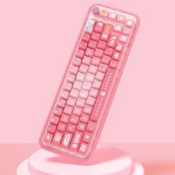 Kawaii Cute Rabbit Pink Aesthetic Keycap Set -Kawaii Fashion Shop Kawaii Cute Rabbit Pink Aesthetic Keycap Set 5