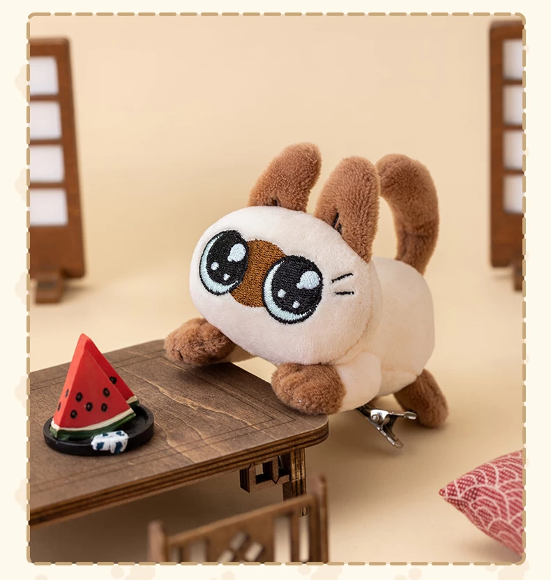 Kawaii Cute Siamese Cat Hair Clip 7 Kawaii Cute Siamese Cat Hair Clip - Image 5
