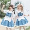 Kawaii Cute Sweet Summer Denim Lolita Dress Set -Kawaii Fashion Shop Kawaii Cute Sweet Summer Denim Lolita Dress Set 8