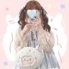 Kawaii Cute White Cartoon Sheep Plush Shoulder Bag 2 Kawaii Cute White Cartoon Sheep Plush Shoulder Bag -Kawaii Fashion Shop Kawaii Cute White Cartoon Sheep Plush Shoulder Bag 3