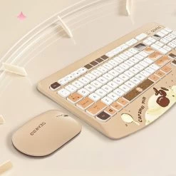 Kawaii Fruit Print Wireless Keyboard And Mouse Set -Kawaii Fashion Shop Kawaii Fruit Print Wireless Keyboard and Mouse Set 10