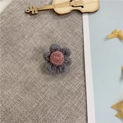 Kawaii Small Flower Brooch 11 Kawaii Small Flower Brooch -Kawaii Fashion Shop Kawaii Handmade Small Flower Brooch Korea Style Small Flower Brooch Wool Made Clothes Accessories Bag Decorations 3