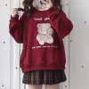 Kawaii Cartoon Bear Pullover Hoodie -Kawaii Fashion Shop Kawaii Hoodie Women Spring 2022 Cartoon Bear Pullover Egirl Cute Clothes Japanese Harajuku Anime Hoodie Sweatsuit