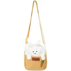 Kawaii Japanese Cartoon Rabbit Canvas Messenger Bag -Kawaii Fashion Shop Kawaii Japanese Cartoon Rabbit Canvas Messenger Bag 12