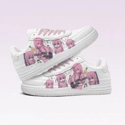 Kawaii Japanese Cartoon Rock Girl Printed Sneakers -Kawaii Fashion Shop Kawaii Japanese Cartoon Rock Girl Printed Sneakers 1