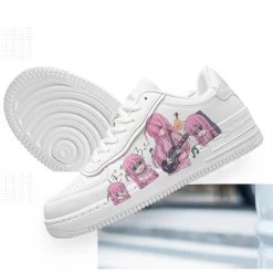 Kawaii Japanese Cartoon Rock Girl Printed Sneakers -Kawaii Fashion Shop Kawaii Japanese Cartoon Rock Girl Printed Sneakers 2