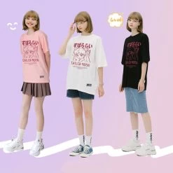 Kawaii Japanese Cartoon Sailor Moon Graffiti Print T-shirt 12 Kawaii Japanese Cartoon Sailor Moon Graffiti Print T-shirt -Kawaii Fashion Shop Kawaii Japanese Cartoon Sailor Moon Graffiti Print T shirt 4