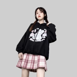 Kawaii Japanese Soft Girl Style Pink Sweatshirt 11 Kawaii Japanese Soft Girl Style Pink Sweatshirt -Kawaii Fashion Shop Kawaii Japanese Soft Girl Style Pink Sweatshirt 8