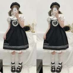 Kawaii Japanese Cartoon Kitten All-match Lolita Shoes -Kawaii Fashion Shop Kawaii Japanese cartoon kitten versatile Lolita Shoes 3