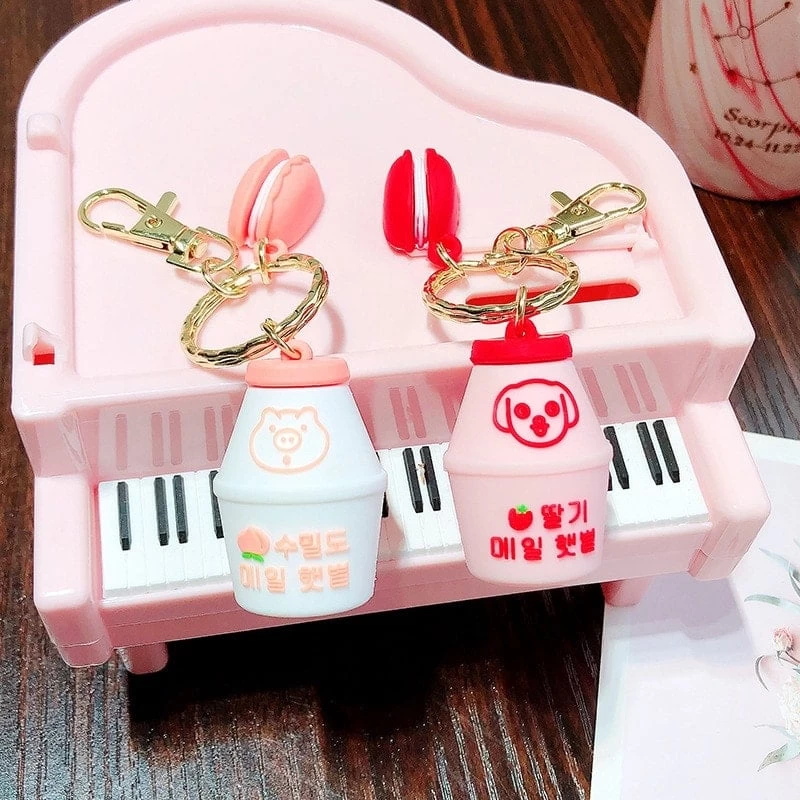 Kawaii Peach Milk Bottle Airpods Case 4 Kawaii Peach Milk Bottle Airpods Case - Image 2