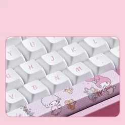 Kawaii Pink Aesthetic My Melody Mechanical Keyboard 13 Kawaii Pink Aesthetic My Melody Mechanical Keyboard -Kawaii Fashion Shop Kawaii Pink Aesthetic My Melody Mechanical Keyboard 5