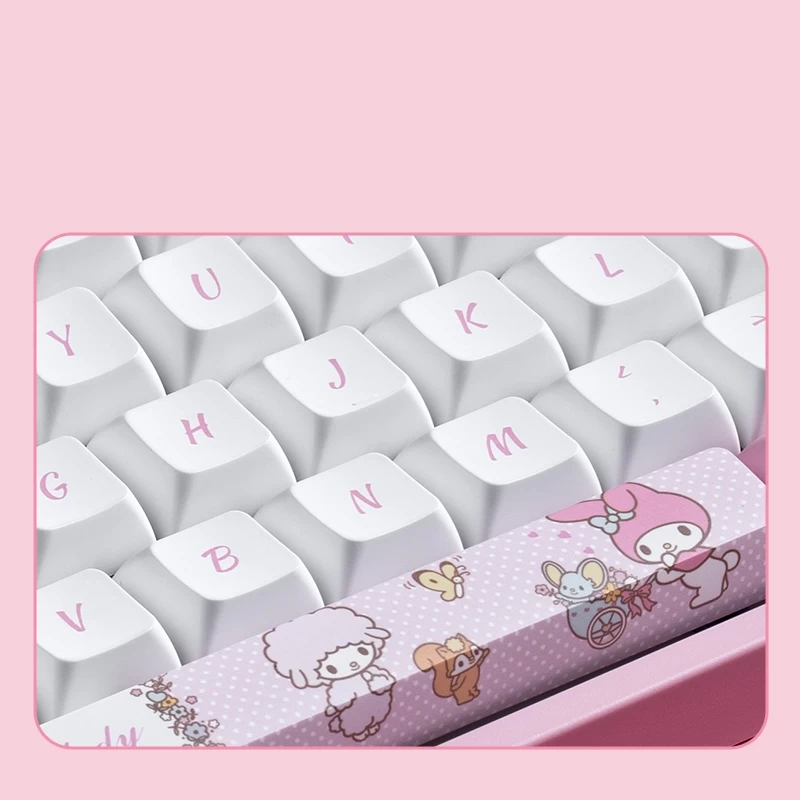 Kawaii Pink Aesthetic My Melody Mechanical Keyboard 7 Kawaii Pink Aesthetic My Melody Mechanical Keyboard - Image 5