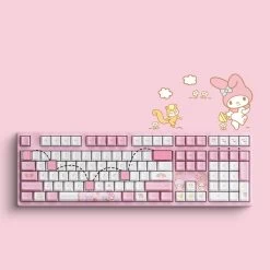 Kawaii Pink Aesthetic My Melody Mechanical Keyboard 14 Kawaii Pink Aesthetic My Melody Mechanical Keyboard -Kawaii Fashion Shop Kawaii Pink Aesthetic My Melody Mechanical Keyboard 6