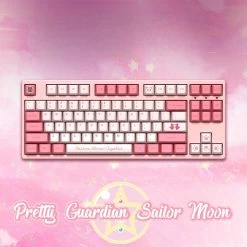 Kawaii Pink Aesthetic Sailor Moon Mechanical Keyboard -Kawaii Fashion Shop Kawaii Pink Aesthetic Sailor Moon Mechanical Keyboard 8