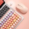 Kawaii Pink Aesthetic Wireless Keyboard And Mouse Set -Kawaii Fashion Shop Kawaii Pink Aesthetic Wireless Keyboard And Mouse Set 11